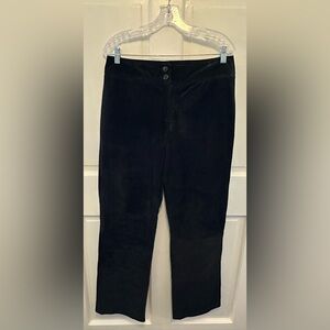 Pendleton Vintage Black Leather Suede Pants
